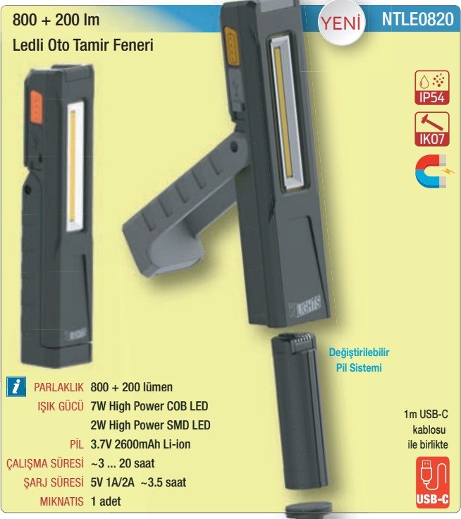 NTLE0820 katalog bilgileri