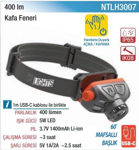 NTLH3007 katalog bilgileri