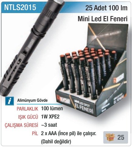 NTLS2015 katalog bilgileri